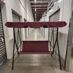 Outdoor Patio Swing w/ Canopy