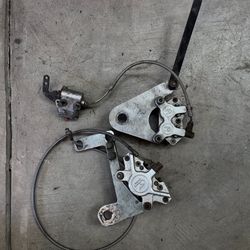 Brake set up.