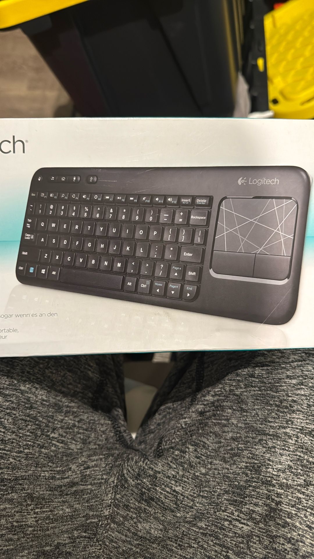 Logitech Wireless Touch Keyboard K400 New Never Opened