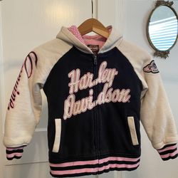 Child 6x Harley Davidson fleece lined Hoodie