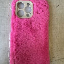 Pink Fur iPhone 15 Pro Max Case