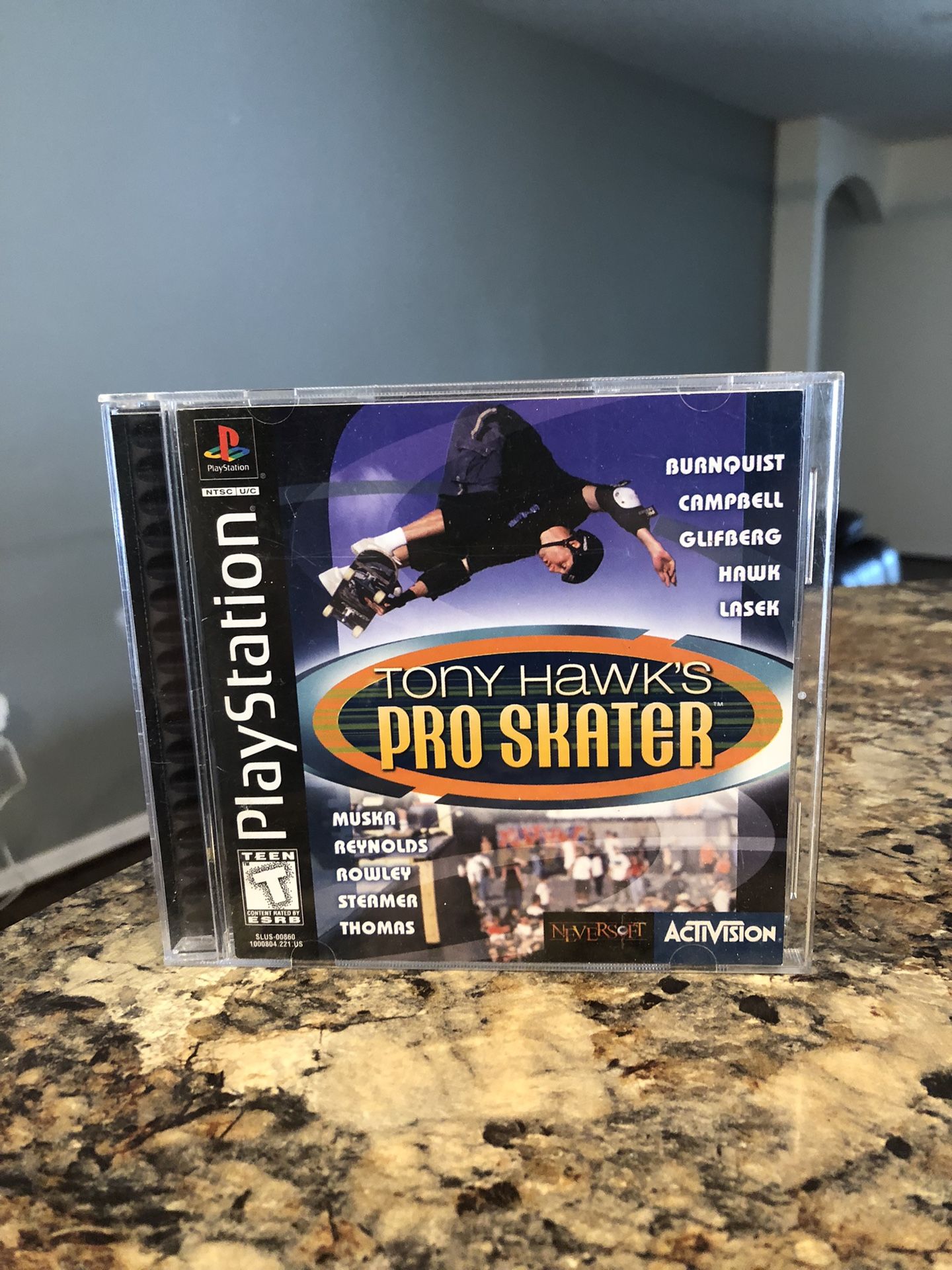 Tony Hawk’s Pro Skater For PS1 (case & manual ONLY)