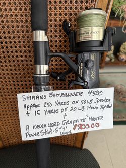 2 Shimano Salt Water  Spinning Reels  (See Pics with pricing)