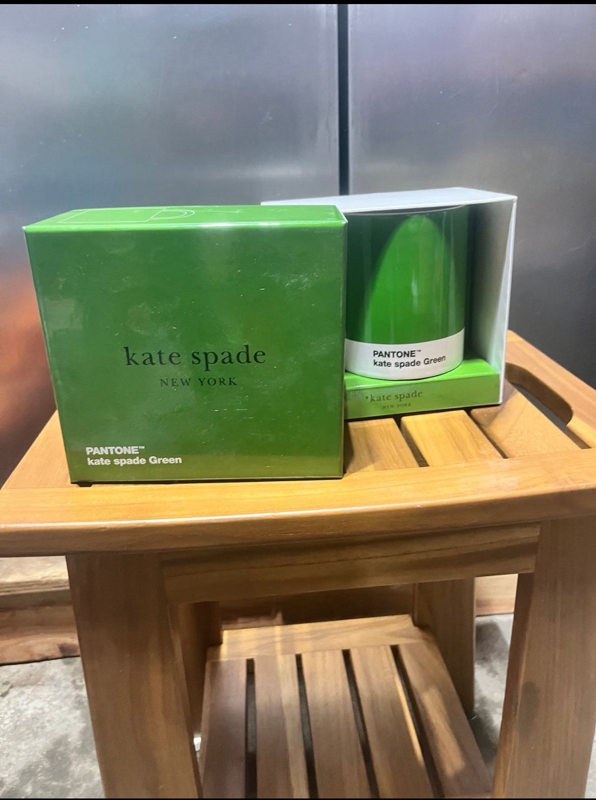 Kate Spade Pantone Green Mug - New in Box!
