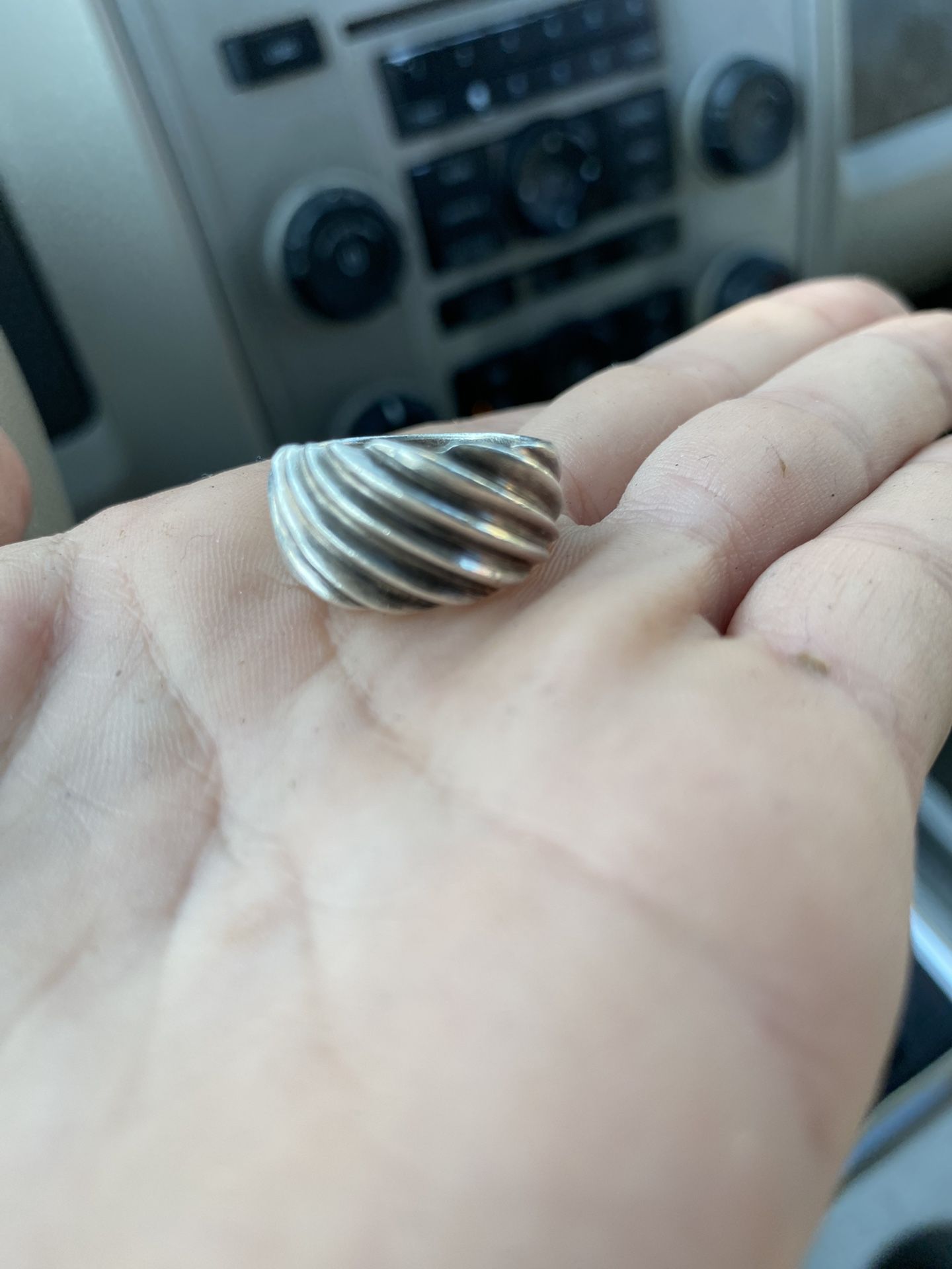 Silver Ring With Detail