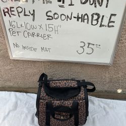 Pet Carrier 