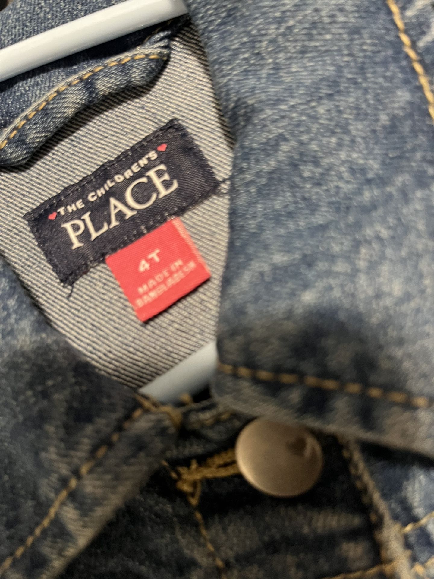 Girl Size 4T Jean Jacket $12..Now $10 C.Place