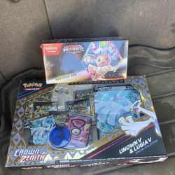 Pokémon Crown Zenith Collection + Prismatic Evolutions Surprise Box