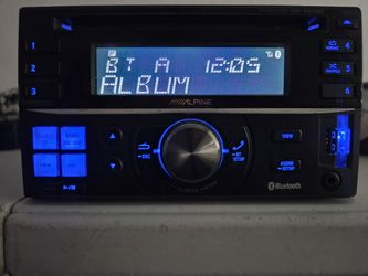 Alpine CDE-W235bt Touchscreen Double Din Car Stereo