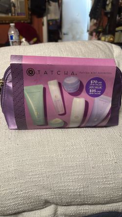 Tatcha Mini Favorites Set, Travel size Cleansers, Essence, and Moisturizers ($120 Value)