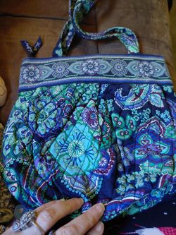 Blue Paisley Vera Bradley Purse 