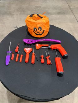 All-in-One Electric Jack-O'-Lantern Carving Kit with Storage Bucket