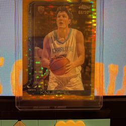 Kon Knueppel 2025/2026 Topps Chrome Gold Pulsar Rookie Card 08/50