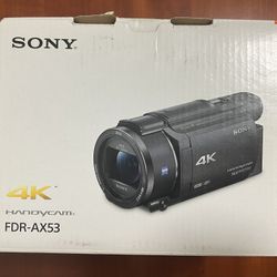 SONY 4K Handycam FDR-AX53