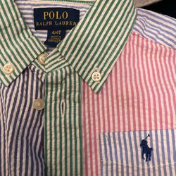 Polo Ralph Lauren Kids Button-Down Shirt Size 4/4T