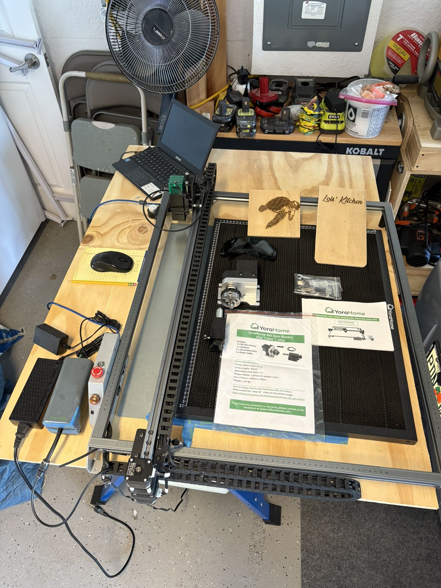 Yorahome 6550 Pro Lazer Engraver