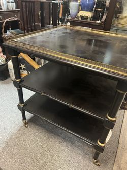 Black Wood Table