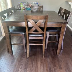 Dining Table With 4 Chairs 