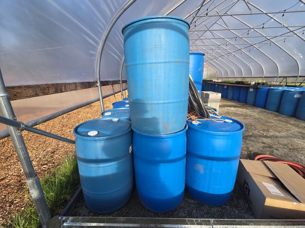 Used 55 Gallon Water Barrels