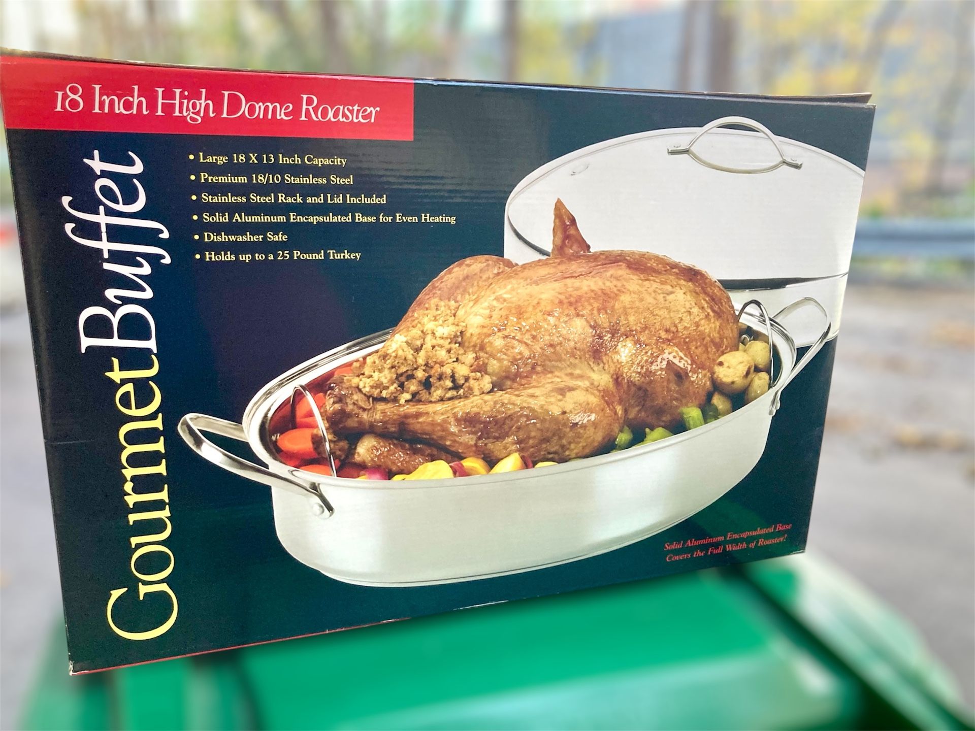 New Roasting Pan 18" High Dome - Sealed Box