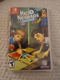 Nintendo Switch Hello Neighbor Game In Case