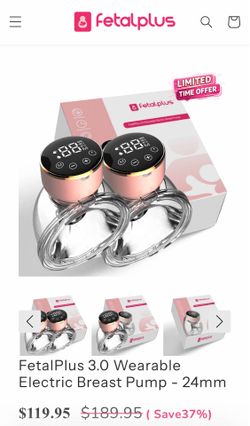 Wearable electric breast pumps