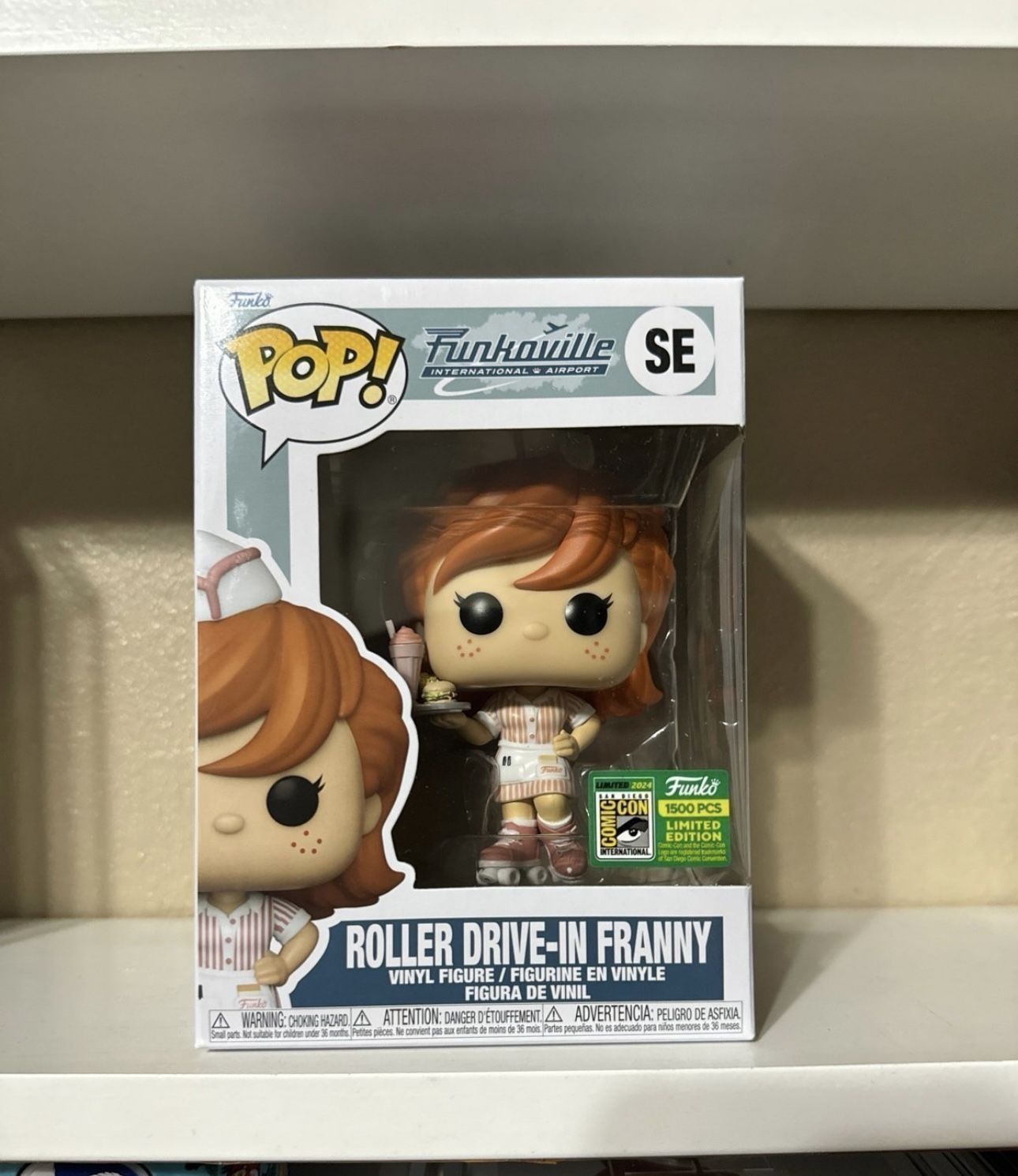 Roller Drive In Franny SDCC 2024 Exclusive LE 1500 funko Pop