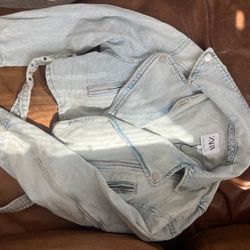 Zara Denim Jacket Blazer 
