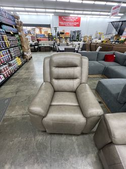 Mason Leather Power Recliner Power Headrest