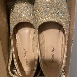 Little girls glitter shoes- Size 3