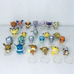 Lot Of 24 Funko Pokemon Mini 1.5” Figures PVC, Metallic & More! Mewtwo Charmander