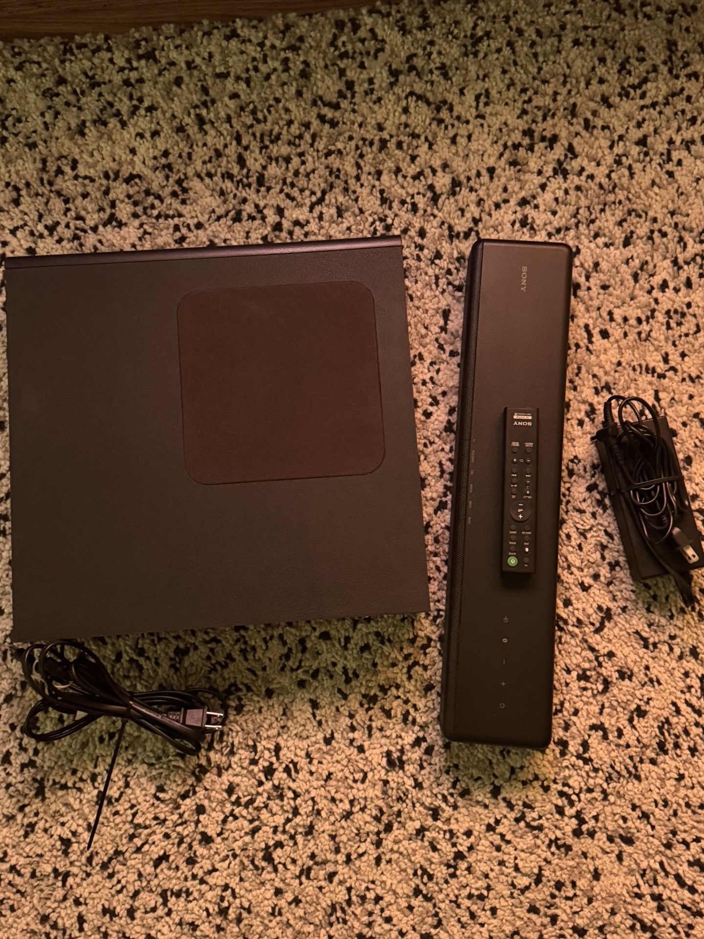 Sony Soundbar And Sub