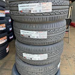 205/50R15 Set Of 4 Hankook Ventus V2 New Tires