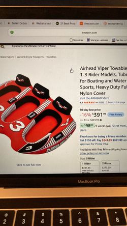 Viper 3 person towable (new)