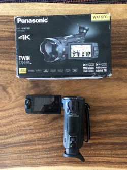 Panasonic duel lens 4K hc-wxf991