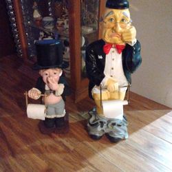 Pair Of 2 Mr Stinky Statue Figures (Prices Below)