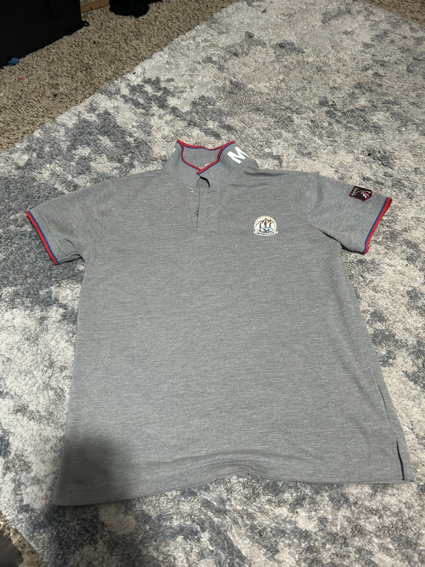collar moncler shirt
