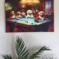 Puppy Dog Art Canvas