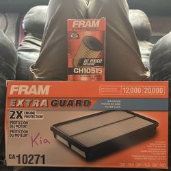 Fram Oil Filter & Air Filter