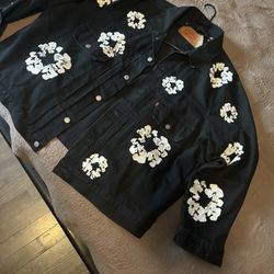 Denim Tear Wreath Jean Jacket 