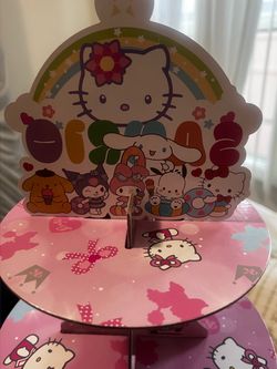 Hello Kitty Sanrio Tiered Cupcake Stand