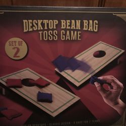 Desktop Bean Bag Toss Game