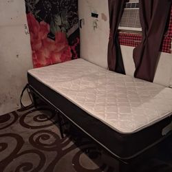 Mattress and bed frame