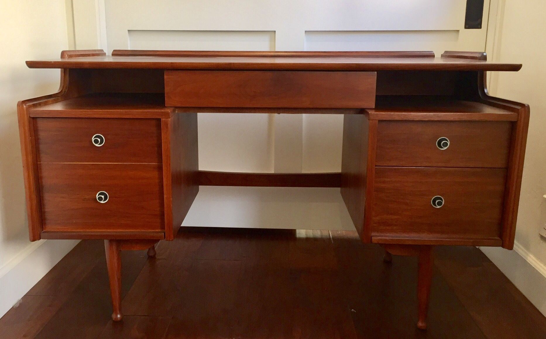Floating Desk Mainline by Hooker Midcentury modern