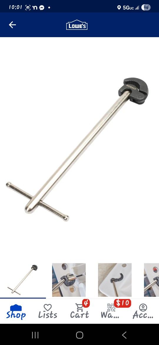Kolbalt 11" wrench