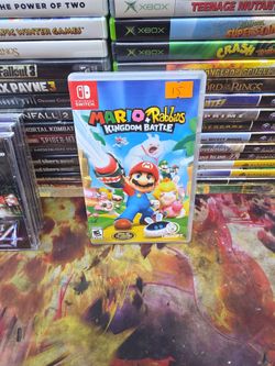 Mario + Rabbids Kingdom Battle Nintendo Switch CIB Complete w/ Case