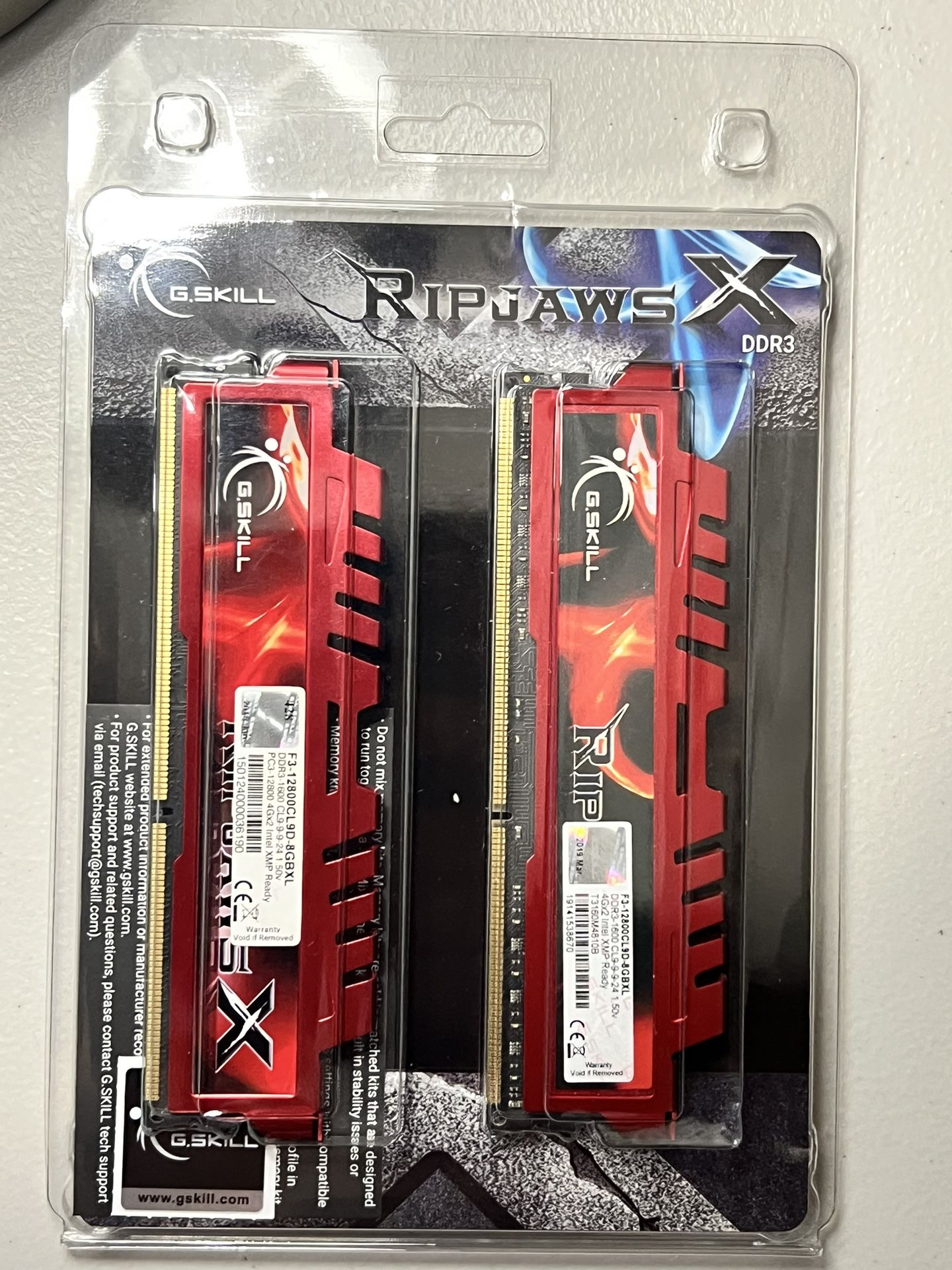 8 Gig Ram DDR3 G.Skill