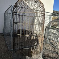 Rod Iron Bird Cage 