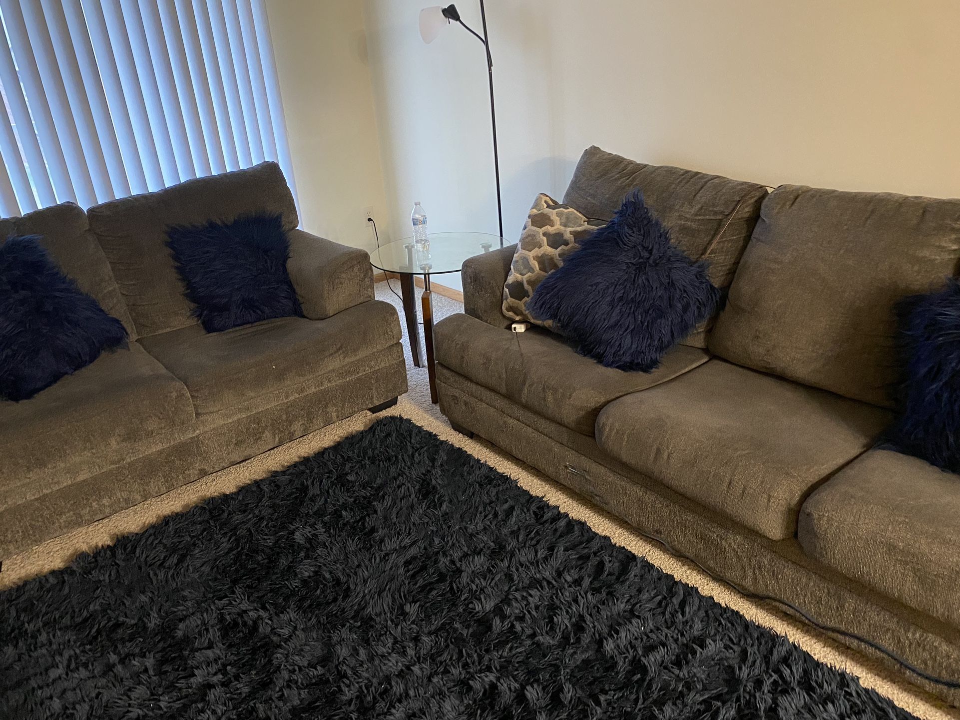 Couch Set dark Grey