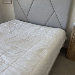 King Size Bed frame And Mattress 